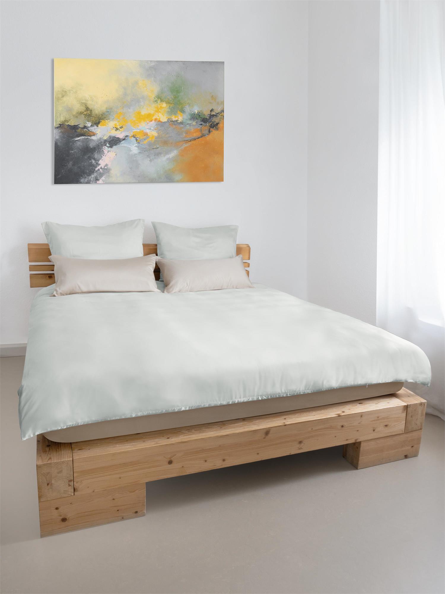 Bettwäsche Decke + Kopfkissen-Bezug aus weicher Viskose Bambus Bettbezug - Bild 16 von 25