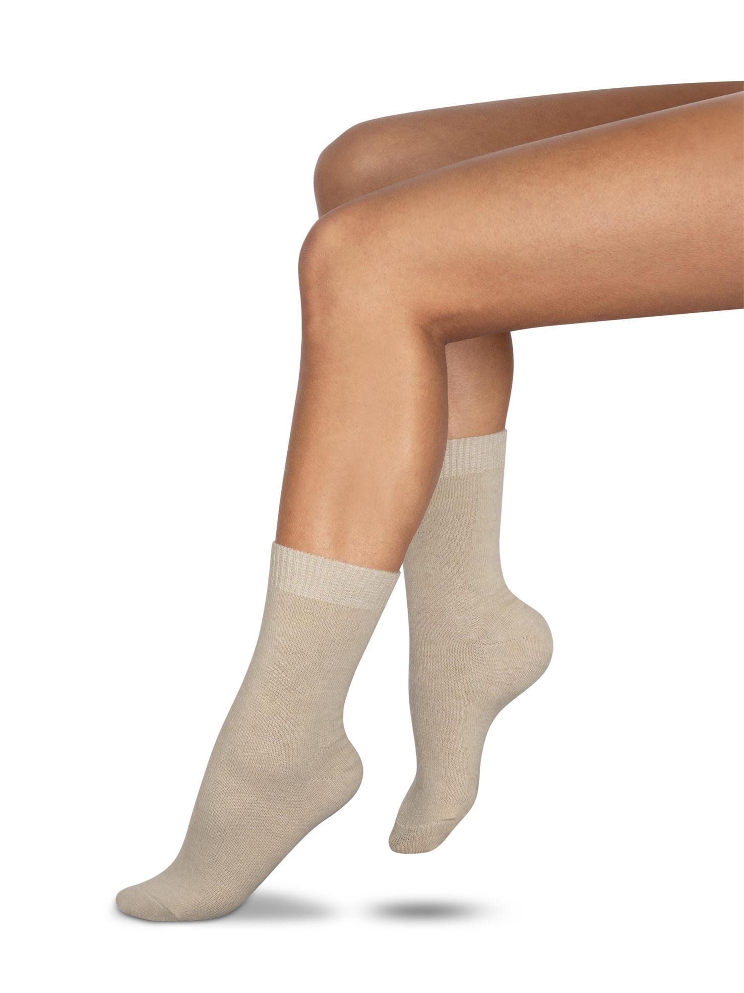 3 Klassische super weiche Socken aus Cashmere und Merinowolle mit Komfortbund - Bild 18 von 19