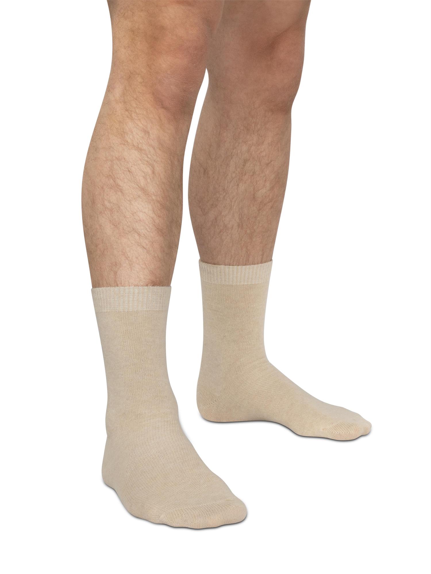 3 Klassische super weiche Socken aus Cashmere und Merinowolle mit Komfortbund - Bild 19 von 19