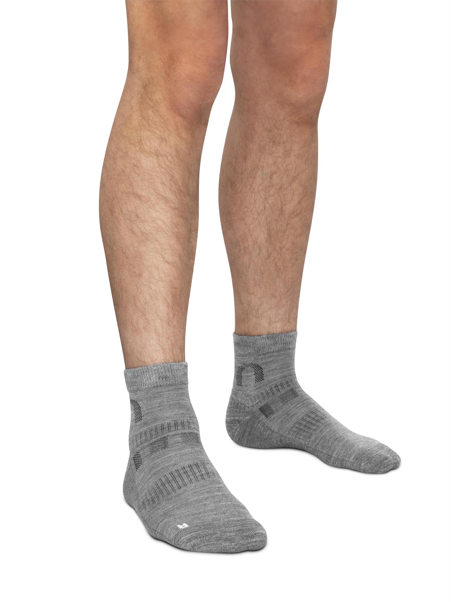 2 Paar Merino-Kurzschaft Trekking Outdoor Angeln kurze Socken (Merinowolle) - Bild 11 von 11