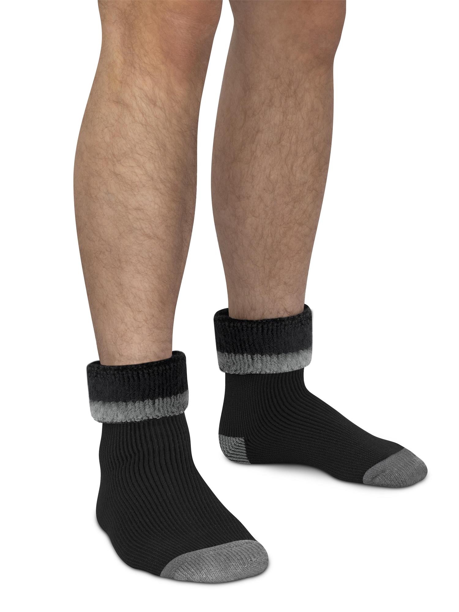 Herren Wintersocken Kuschelsocken mit Plüsch Extra Stabil &amp; Warm bis Größe 50