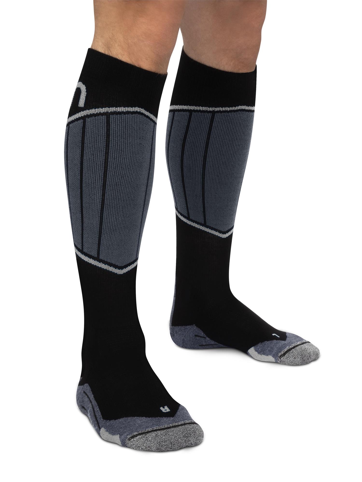 2 Paar Merino Kompressionskniestrümpfe für Motorrad fahren - Thrombosestrümpfe - Bild 20 von 20