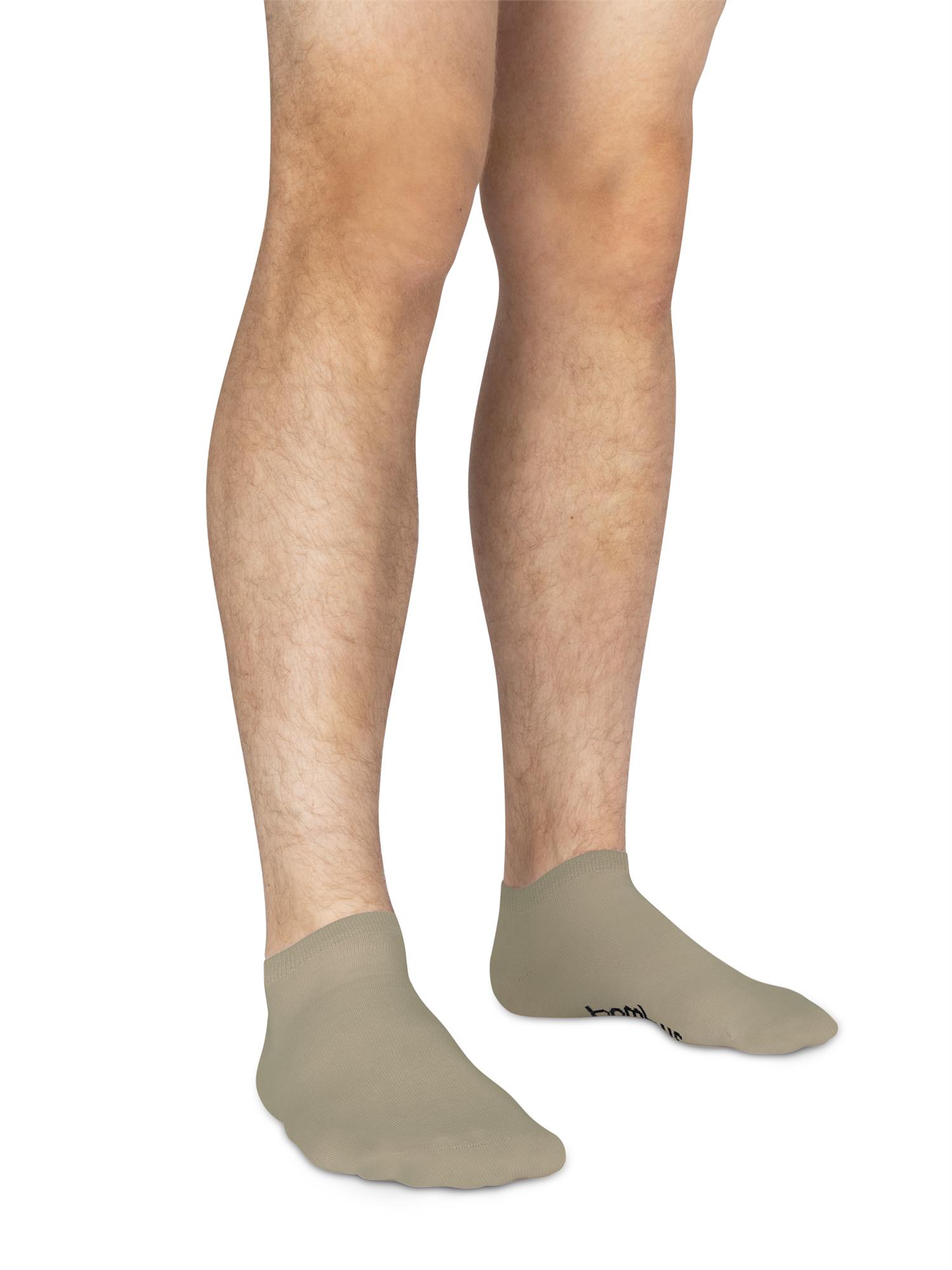 Bambus -Viskose-Stoff Sneaker-Socken [6 Paar] für Damen Herren Größen 35-50