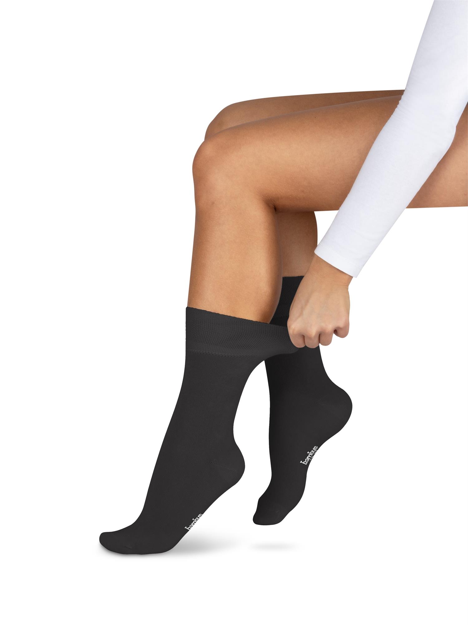 6Paar Bambus-Gesundheitssocken mit Frotteesohle Polsterung angenehmes Laufgefühl - Bild 5 von 6