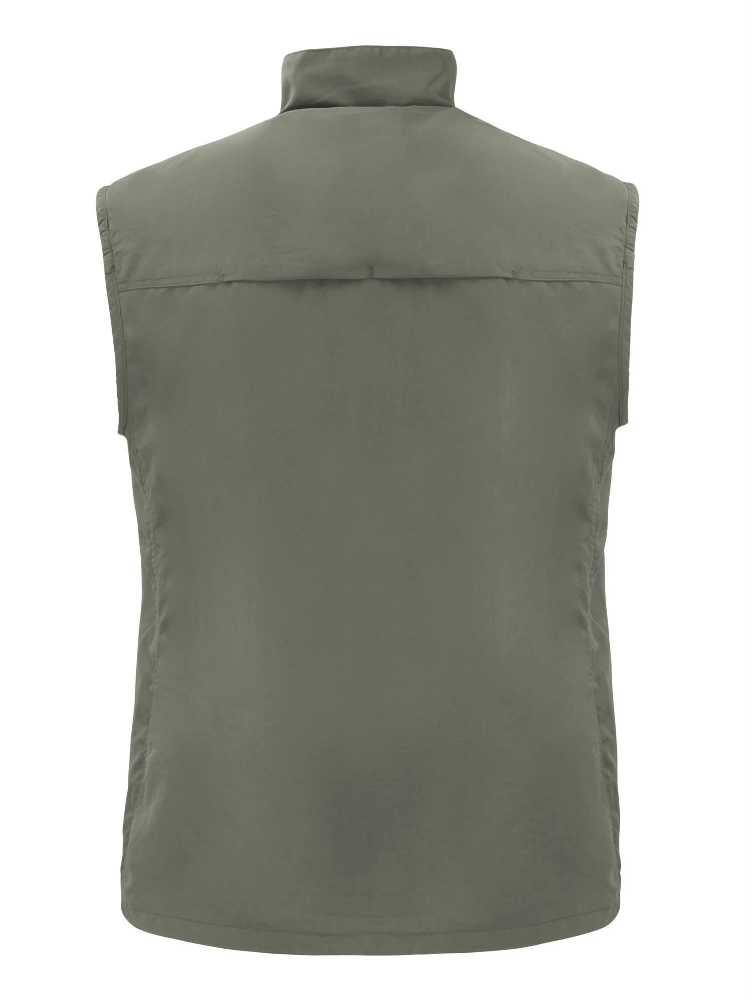 Herren Weste Outdoorweste Sommerweste Reiseweste mit 10 Taschen und Sonnenschutz