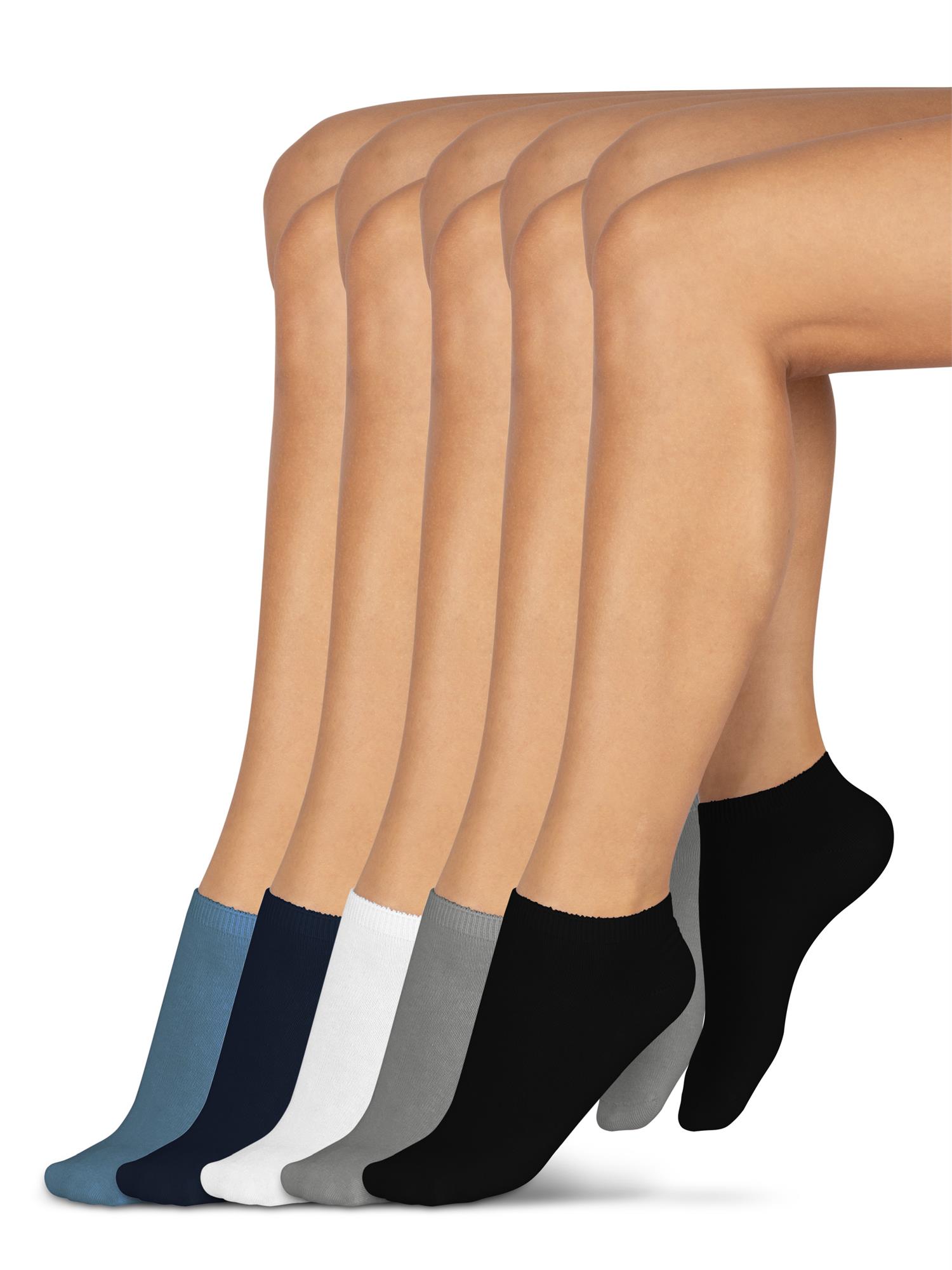 10 Paar normani American Sneaker Socken Sneaker Freizeit socken Gr.35-50