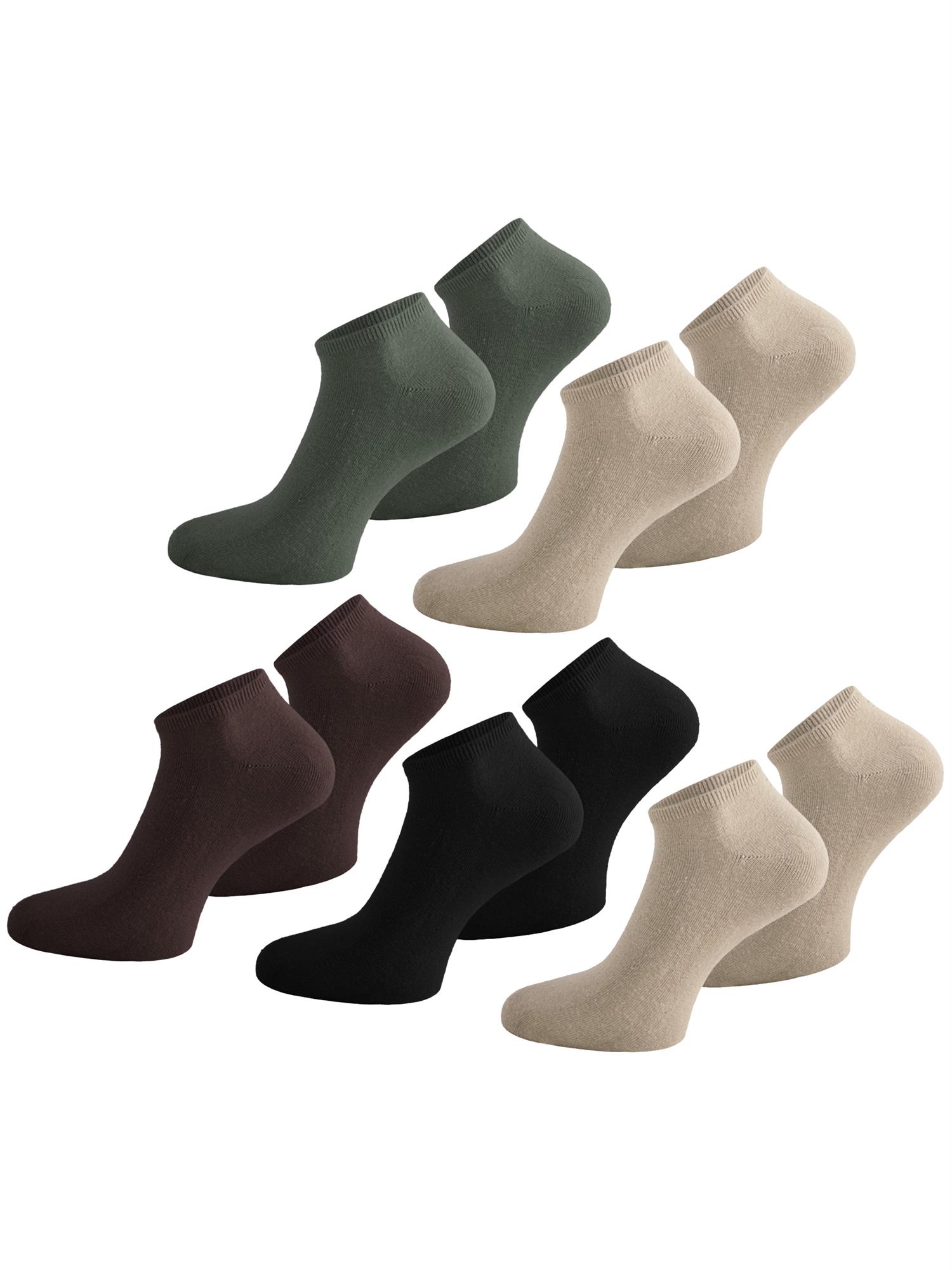 10 Paar normani® American Sneaker Socken Sneaker Freizeit socken Gr.35-50 - Bild 32 von 34