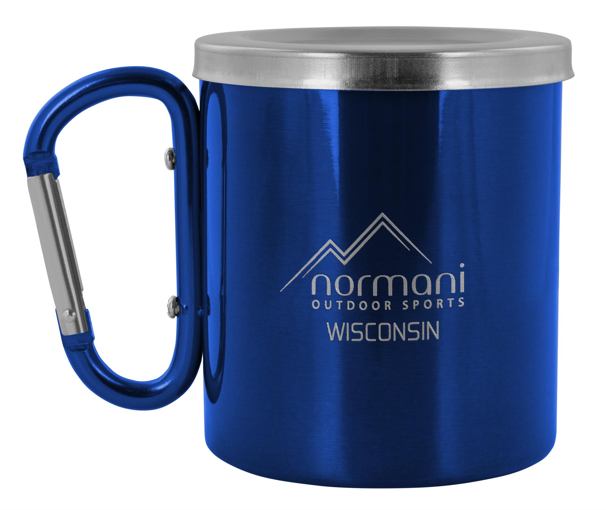 Outdoor Campingtasse Thermotasse mit Teesieb und Deckel - Reisetassche Teetasse