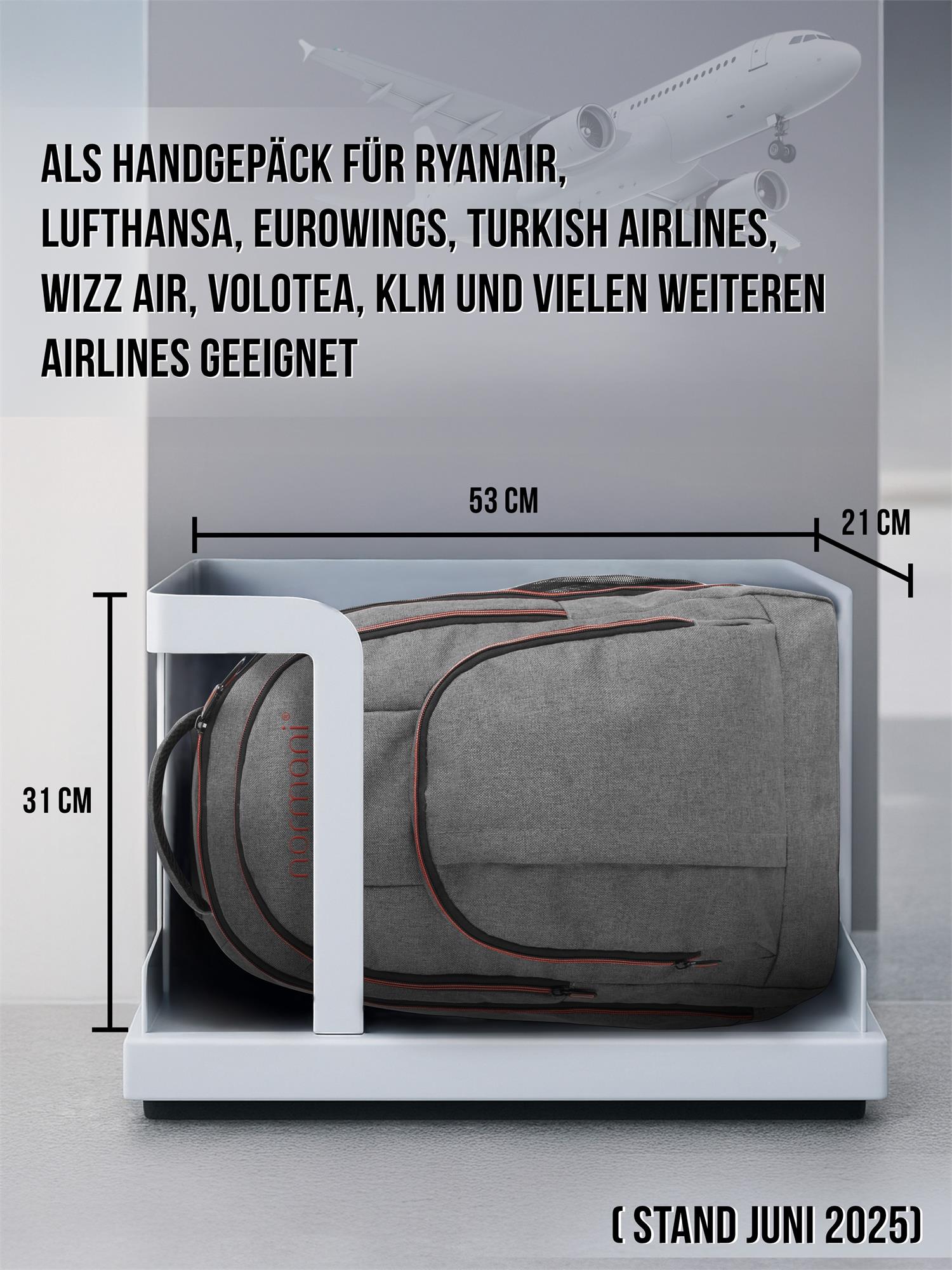 Rucksack „Yori“ mit Trolleyfunktion 30 Liter | 4986D88F - Bild 17 von 71