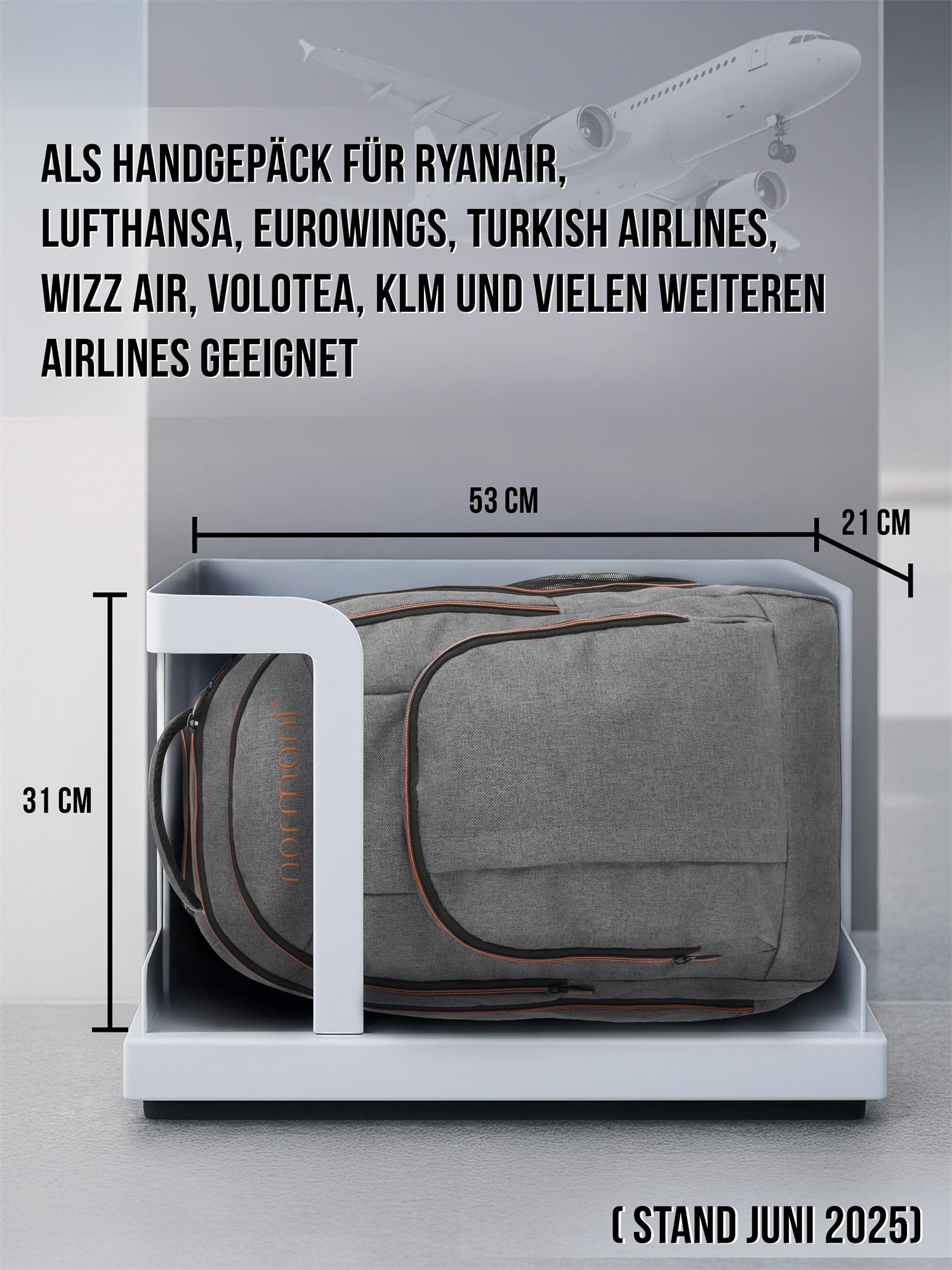 Rucksack „Yori“ mit Trolleyfunktion 30 Liter | 4986D88F - Bild 26 von 71