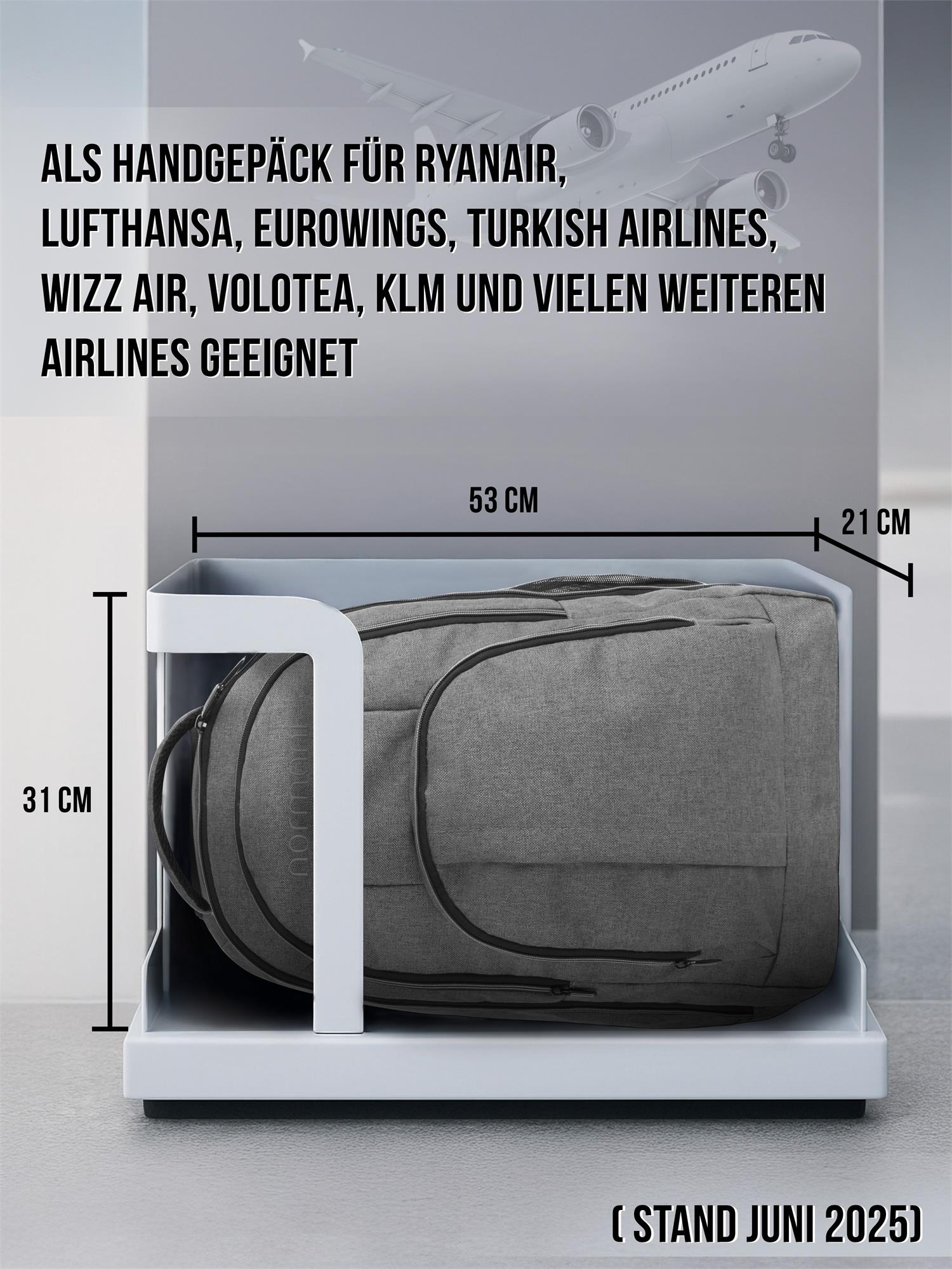 Rucksack „Yori“ mit Trolleyfunktion 30 Liter | 4986D88F - Bild 44 von 71