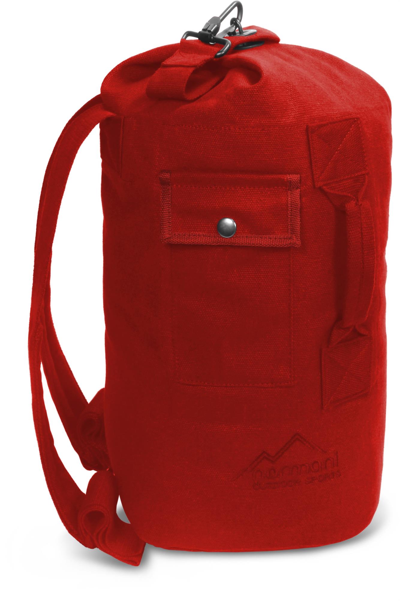 Seesack Duffel Bag 20 Liter Canvas-Reiseseesack mit Doppelgurt Trockensack  - Bild 22 von 37