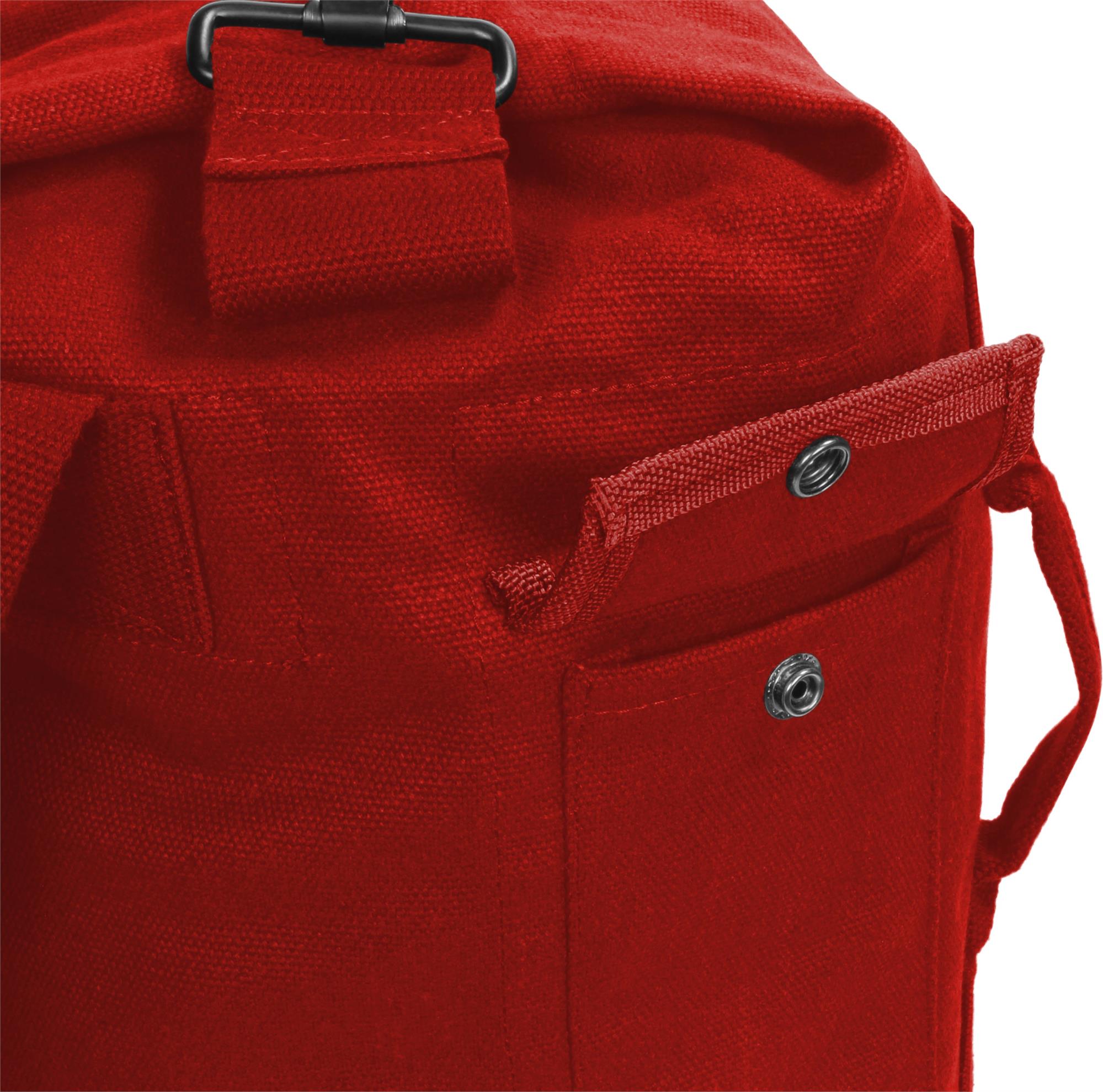 Seesack Duffel Bag 20 Liter Canvas-Reiseseesack mit Doppelgurt Trockensack  - Bild 23 von 37