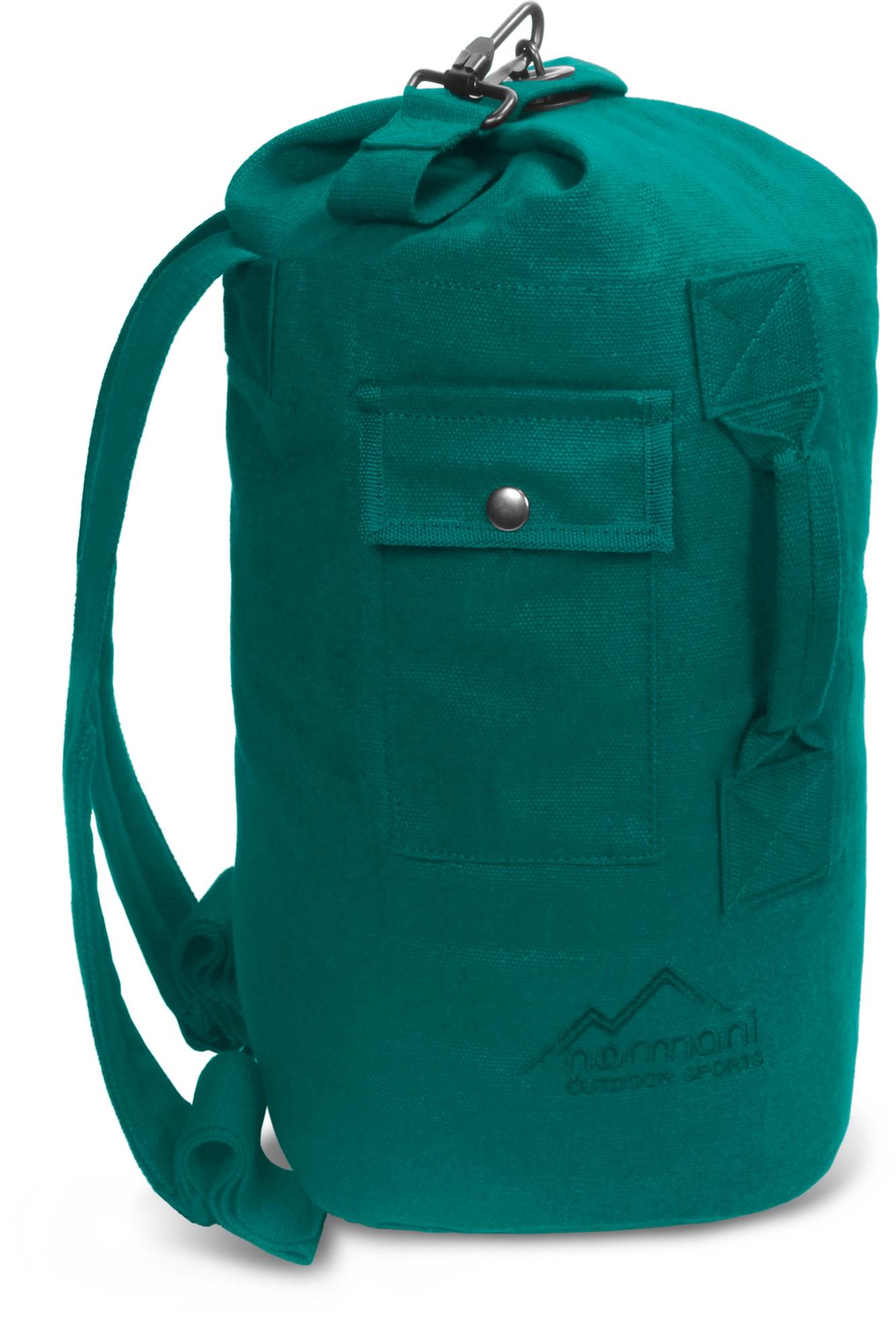 Seesack Duffel Bag 20 Liter Canvas-Reiseseesack mit Doppelgurt Trockensack  - Bild 26 von 37