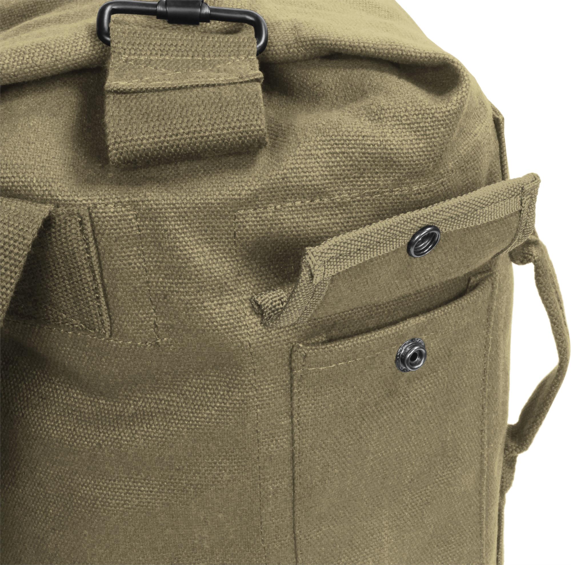 Seesack Duffel Bag 20 Liter Canvas-Reiseseesack mit Doppelgurt Trockensack  - Bild 31 von 37