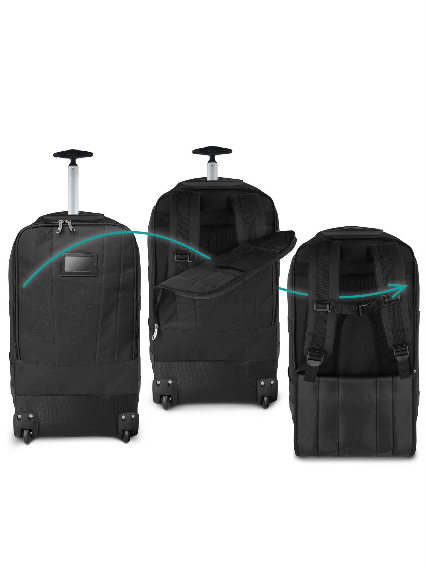 Reisetasche und Rucksack in Einem 60 Liter Trolley mit Rollen Backpacker Tasche - Produktbild 4